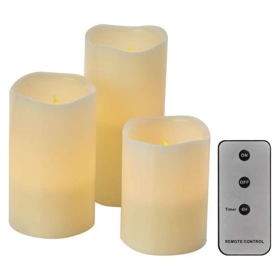 Emos LED okrasitev – 3× svečka, 3× 3×AAA, regulator, časovnik - odprta embalaža