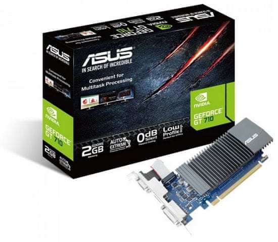 ASUS GeForce GT 710 grafična kartica, 2 GB GDDR5 (ASUVG-GF_GT710_4)