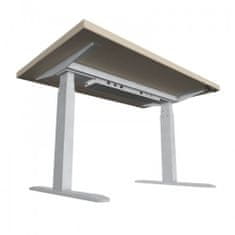 Uvi Desk dvižna (Sit-Stand) električna miza, hrast sonoma