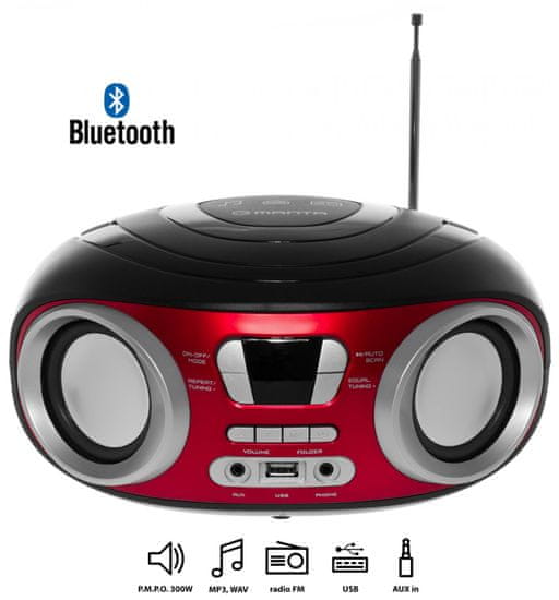 Manta Chilli Boombox z Bluetooth MM9210BT - Odprta embalaža