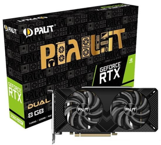 PALiT DUAL GeForce RTX 2060 SUPER, 8 GB GDDR6 grafična kartica
