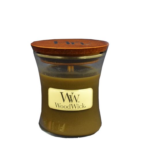Woodwick dišeča sveča Oudwood, 85,0 g, majhna
