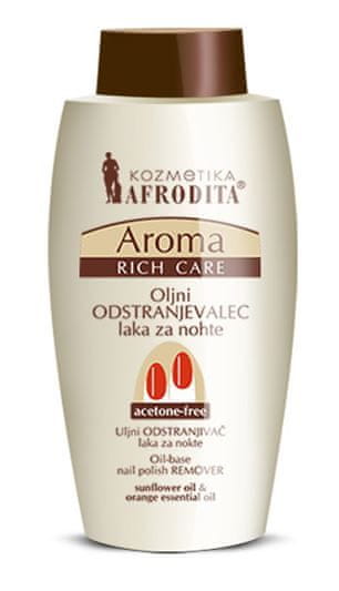 Kozmetika Afrodita Aroma Rich oljni odstranjevalec laka za nohte brez acetona, 125 ml