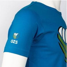 OZS navijaška moška majica, L, modra