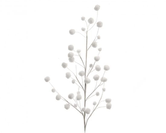 Kaemingk vejice z belimi bunkicami, zimska dekoracija, 2x55x10 cm