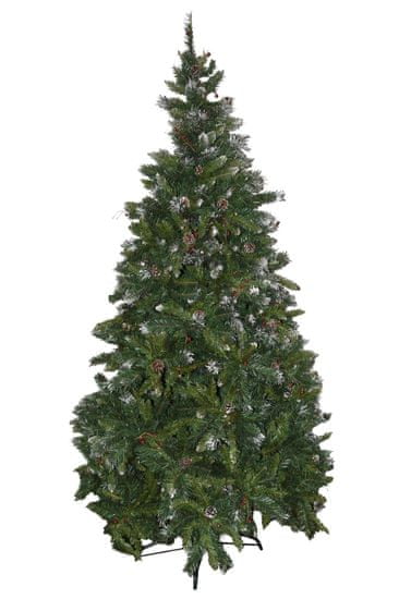 DUE ESSE božična smreka, jagodičevje in stožci, 210 cm