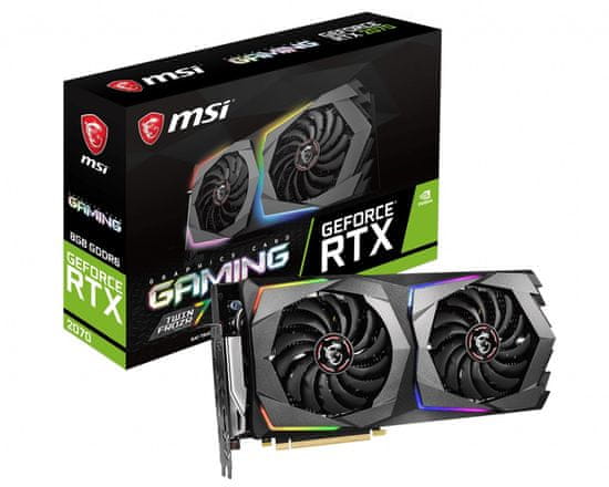 MSI GAMING GeForce RTX 2070, 8 GB GDDR6 grafična kartica