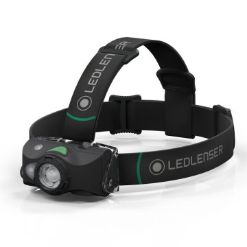 LEDLENSER MH8 naglavna svetilka, 1 x Xtreme LED, akumulatorska, črna