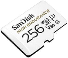 SanDisk Micro SDXC High Endurance spominska kartica, 256 GB + adapter