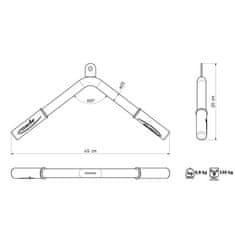 MARBO Sport adapter za triceps MH-C105