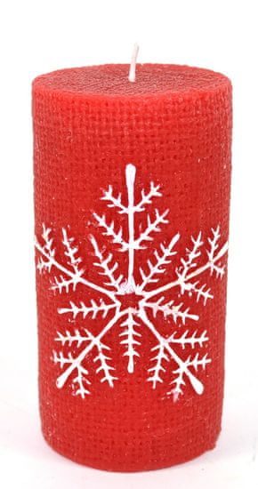 DUE ESSE Snežinka, svečka, 11 cm