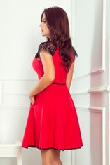 Numoco Ženska mini obleka Silvia rdeča S