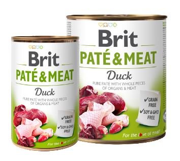 Brit Pate & Meat mokra hrana za pse, raca, 400 g