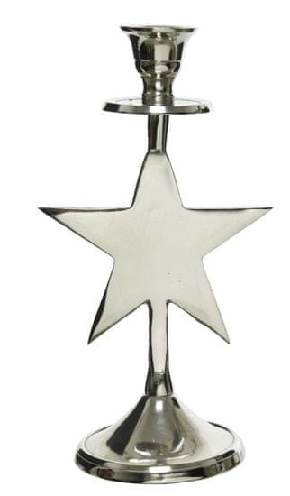 Kaemingk zvezda, svečnik, 7 x 7 x 16 cm