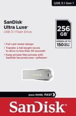 SanDisk Ultra Luxe USB ključ, 256 GB