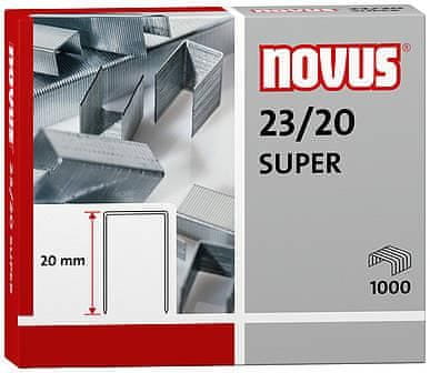 Novus sponke za zmogljivejše spenjače 23/20 Super,1000 kosov