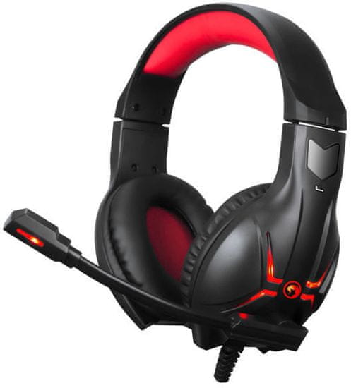 Marvo HG8928 gaming slušalke, črno-rdeče