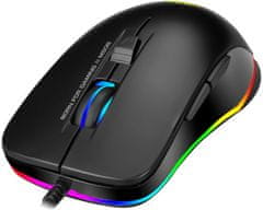 Marvo M508 RGB Gaming miška, črna