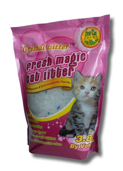Crystal Litter pesek za mačje stranišče Crystal Litter Cat, 3,8 l