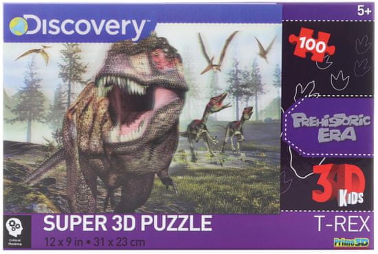 Lamps sestavljanka 3D Puzzle T-Rex, 100 delov