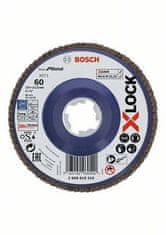 BOSCH Professional Lamelna plošča X-LOCK, ravna izvedba, plastična plošča, Ø125mm, G 60, X571, (2608619210)