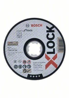 BOSCH Professional rezalna plošča X-LOCK Expert for Inox 125x1.6x22.23, ravna (2608619265)