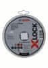 ravna rezalna plošča X-LOCK Standard for Inox 125x1x22.23mm, 10 kosov (2608619267)