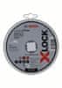 ravna rezalna plošča X-LOCK Standard for Inox 125x1x22.23mm, 10 kosov (2608619267)