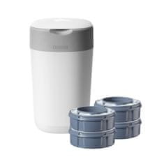 Tommee Tippee Sangenic komplet koša Twist&Click + 4 univerzalne kasete - odprta embalaža
