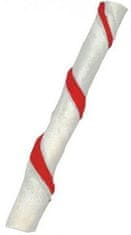 Magnum pasji priboljški Rawhide roll stick, 12,5 cm (cca 40 kosov), rdeč/bel