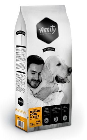 Amity Premium dog IBberian Pork & Rice hrana za pse, 15 kg