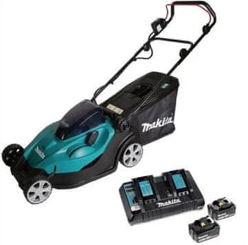 Makita akumulatorska kosilnica DLM431PT2, 2×18V/5Ah