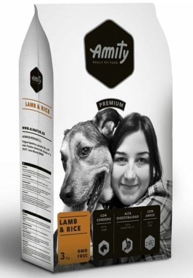Amity Premium dog Lamb & Rice hrana za pse, 3 kg