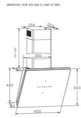 Amica OKP6655S stenska napa (1161161)