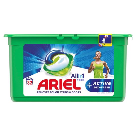 Ariel gel kapsule Active Sport 3in1, 32 kosov
