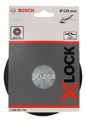BOSCH Professional X-LOCK podporni krožnik, 125 mm, trd, (2608601716)