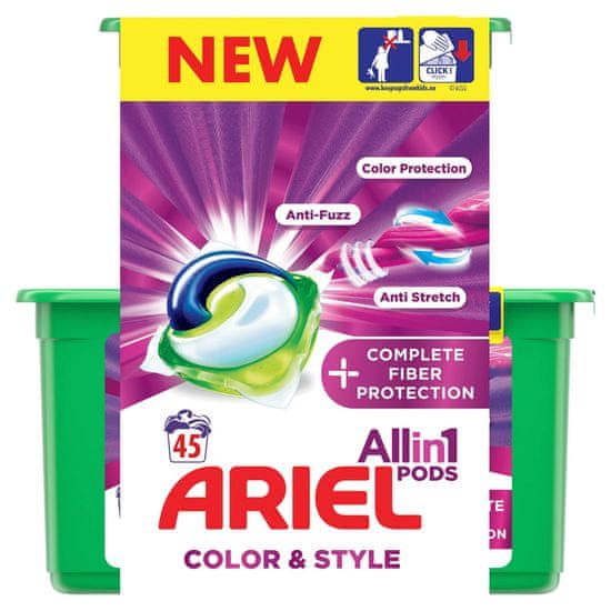 Ariel gel kapsule Complete Shape 3in1, 45 kosov