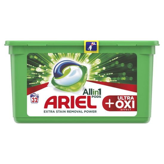Ariel gel kapsule Ultra OXI All in 1, 32 kosov