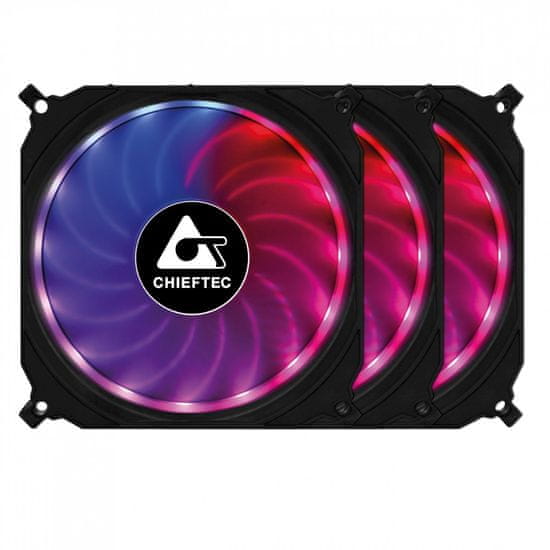 Chieftec CF-3012-RGB Tornado set RGB ventilatorjev (3x120mm)