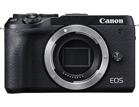 Canon EOS M6 Mark II fotoaparat, črno ohišje