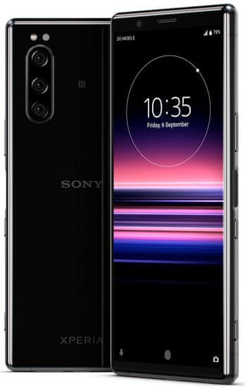 Sony Xperia 5 mobilni telefon, 6GB/128GB, črn - Odprta embalaža