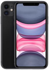 iPhone 11 mobilni telefon, 64GB, črn