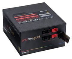 Chieftec GDP-750C-RGB napajalnik, photon gold series, RGB, 750W