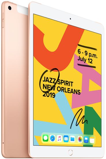 Apple iPad 2019 tablica, Cellular, 128GB, Gold (MW6G2FD/A)