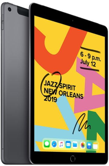 Apple iPad 2019 tablica, Cellular, 32GB, Space Gray (MW6A2FD/A)