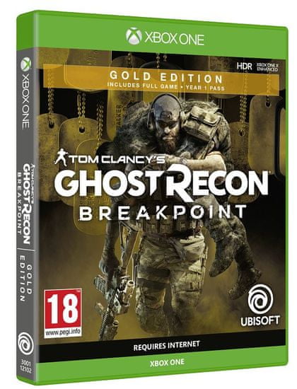 Ubisoft igra Tom Clancy's Ghost Recon Breakpoint - Gold Edition (Xbox One)