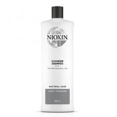 Nioxin Čiščenje šampon za fino naravnih las tanjšanje nekoliko System 1 (Shampoo Clean ser System 1 ) (Neto kolièina 300 ml)