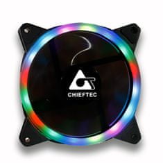 Chieftec AF-12RGB ventilator, RGB rainbow, 120mm