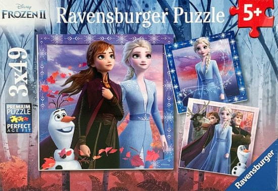 Ravensburger Puzzle 050116 Disney Ledeno kraljestvo, 2 3x49 kosov