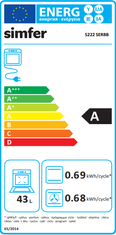 Simfer kombinirani štedilnik 5222 SERBB